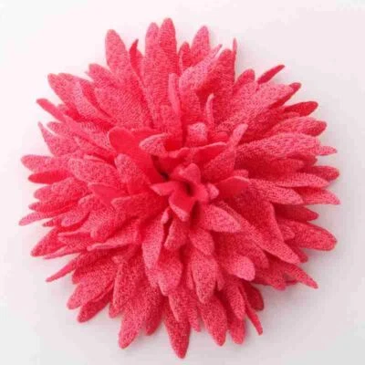 Horquillas de tela con flores de corteza - Accesorio de diadema decorativa de gasa satinada 10 piezas Foto 1 de 4