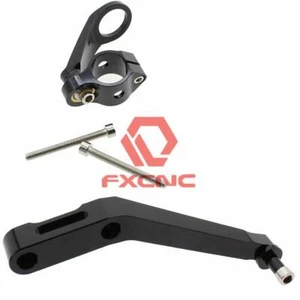 Black Steering Damper Mounting Bracket Kit Holder For Honda CBR929RR 2000-2001 - Picture 1 of 5