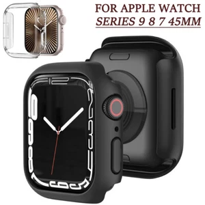 2x Hard Case für Apple Watch Series 9 8 7 45mm Bumper Cover Stoßfest Schutz - Bild 1 von 11