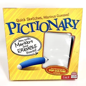 Juego de mesa Pictionary edición 2018 marcadores y tableros borrables - Imagen 1 de 14