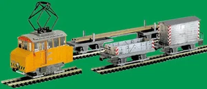 Tranvía modelo H0m tranvía cartón kit de lijado vagón con accesorio de trabajo medida 1:87 - Imagen 1 de 1