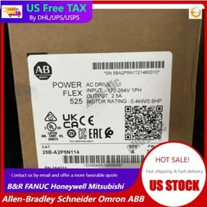 25B-A2P5N114 AB NUOVO PowerFlex 525 0,4KW 0,5HP AC Drive 25BA2P5N114 US Free Tax - Foto 1 di 1