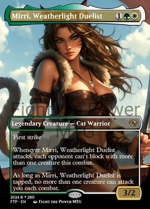 Mirri, Weatherlight Duelist Style Card For EDH and Playtest - Picture 1 of 3