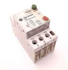 Allen Bradley 140-MN-0100 Ser D Manual Motor Starter 3 Pole 600v 2.5Amp 3 Phase - Picture 1 of 7