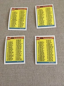 BRAND NEW TOPPS 1991 40 YEARS OF BASEBALL: 4 CHECKLIST CARDS #2,3,4,6  - Picture 1 of 2
