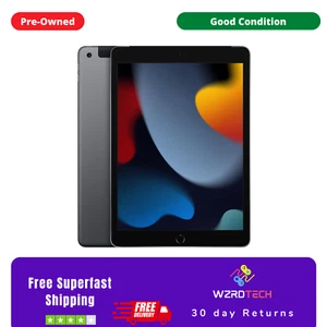 Apple iPad 9ª Generación 2021 64GB WiFi+Celular Desbloqueado “Buen Estado” - Imagen 1 de 5