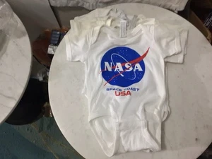 NASA Baby Bodysuit For 6 Months .White NWT. - Picture 1 of 20