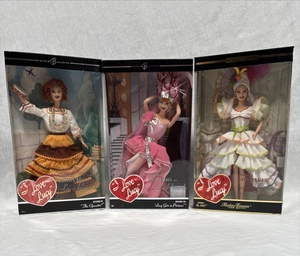 I love Lucy Barbie doll lot of 3 - Episodes 3, 38, 116 Lucy Ricardo - Picture 1 of 11