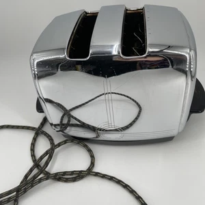 Vintage Sunbeam T20B Radiant Control Chrome Toaster Auto Drop Works 1950s Video - Picture 1 of 23