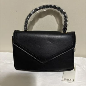 Urban Expressions Monique Braided Top Handle Crossbody - Black - Bild 1 von 3