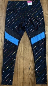 NEW W/TAGS FLIRTITUDE ACTIVE HIGH WAIST LEGGINGS "LIMITED EDITION" BLACK SIZE XL - Picture 1 of 7