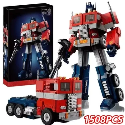 1508x LEGO Icons Transformers Optimus Prime Robot Car Building Blocks Bricks Toy - Image 1 of 4