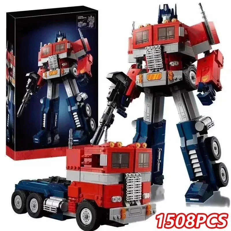 1508x LEGO Icons Transformers Optimus Prime Robot Car Building Blocks Bricks Toy - Image 1 of 4