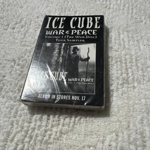Rare-Ice Cube - War & Peace Volume 1 The War DiscSealed Sampler - Cassette Tape - Picture 1 of 7