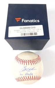 Signed Corey Kluber Cleveland Indians Game-Used Ball on 4-22-2018 vs. Orioles - Picture 1 of 5