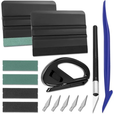 Fensterfolien-Kit 14-in-1 Autofensterfolie Set Folienmesser Schneidewerkzeug - Bild 1 von 4