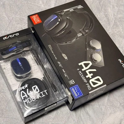 ASTRO A40 TR Gaming Headset + MixAmp Pro Mic A40TR-MAP-002R Operation confirmed - Image 1 of 4