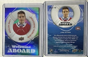 2024-25 Upper Deck Series 2 - Welcome Aboard Lane Hutson #WA-16 (RC) - Picture 1 of 1