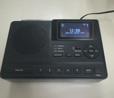 Sangean CL-100 NOAA, S.A.M.E and Public Alert Weather Alert Table-Top TESTED - Image 1 of 4