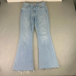 Jeans MOTHER The Weekender Fray 28x30 Mentally Elsewhere Denim Retro Acampanado Boho - Imagen 1 de 19