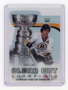 2010-11 UD hockey BOBBY ORR clear cut Champions 88/100 Die-cut Acetate Ccc-Bo - Picture 1 of 2