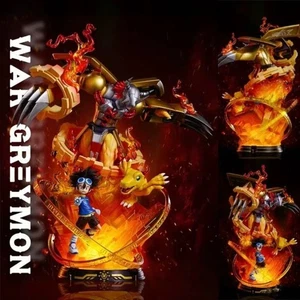 Anime Digimon Agumon War Greymon Yagami Taichi 36cm Statue Figure Model Toy Gift - Picture 1 of 14