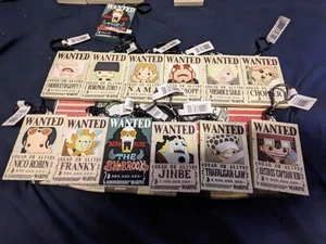 One Piece Wanted Poster Monogram Figural Bag Clip Hot Topic/Box Lunch Exclusive - Picture 1 of 20