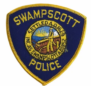 Swampscott Polizei Massachusetts 4" Aufnäher Patch veraltet - Bild 1 von 2