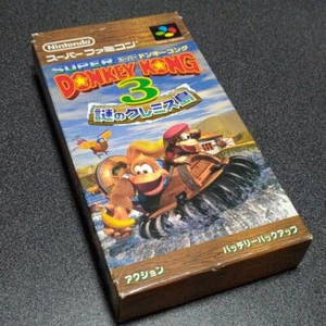 Nintendo 1996 Super Donkey Kong 3 Super Famicom SNES Used Japanese Retro Game - Picture 1 of 12