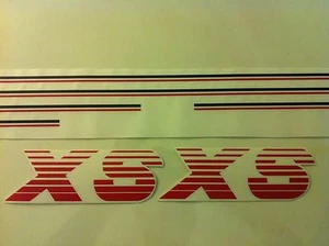 Kit complet stickers autocollants Peugeot 205 XS noir rouge - black red - Imagen 1 de 2