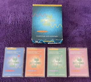 High Performance Mind Anna Wise Audio Cassette Books 4 x Tapes Free UK P&P - Picture 1 of 6