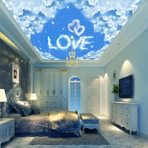 Vlies Fototapeten Dachtapeten Dachbilder Decke Liebe blauer Himmel 11770 - Bild 1 von 2