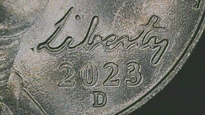 2023 D Jefferson Nickel US 5C ERROR COIN DOUBLE Date, LIBERTY & MONTICELLO N729 - Picture 1 of 5
