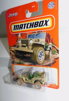 MATCHBOX 2022 #50 1948 WILLYS JEEP - Image 1 of 3