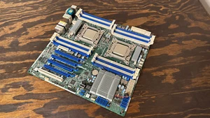 ASRock Rack EP2C602-4L/D16 motherboard INCLUDES 2qty Xeon E5-2670 SR0KX CPUs - Picture 1 of 7