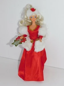 1997 Christmas Doll Special Holiday Collection Jakks Pacific Blonde Red Dress - Picture 1 of 10