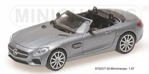 Minichamps 870037130 H0 modelo de coche MERCEDES-AMG GTS CABRIOLET 2015 - GRIS MATE - Imagen 1 de 1