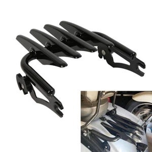 Detachable Stealth Mounting Luggage Rack For Harley Street Glide RoadGlide 09-22 - Picture 1 of 12