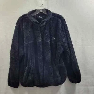 Zyia Active Women's 1/4 Zip Black Sherpa Fleece Pullover Jacket Size 2XL 9323-1 - Picture 1 of 8