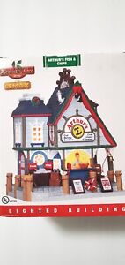 LEMAX ~ COVENTRY COVE CHRISTMAS VILLAGE ARTHUR'S FISH CHIPS-NEW IN BOX