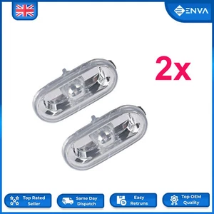 VW T5 2003-2010 Crystal Clear Side Indicator Repeaters 2X Left / Right 7E0949117 - Picture 1 of 8
