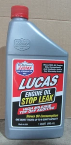 LUCAS 11100 ENGINE OIL STOP LEAK TOP OFF ADDITIVE 1 QUART - Picture 1 of 8