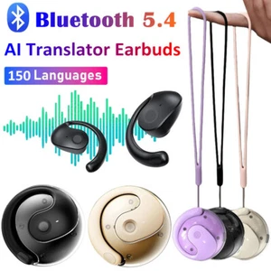 Translator Earbuds 150 Languages Real Time Online Offline Translation Earphones - Picture 1 of 15