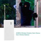 Wireless Door Window Alarm Vibration Sensor Home Security Burglar System