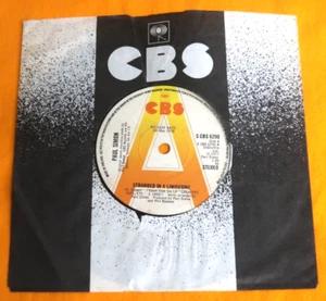Paul Simon – Stranded In A Limousine 7" CBS – S CBS 6290 ~ Promo + CBS Sleeve - Picture 1 of 4