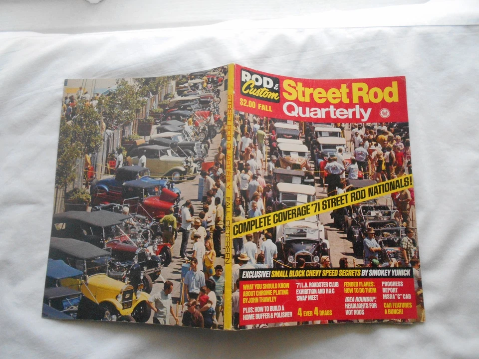 FALL,1971-ROD & CUSTOM STREET ROD QUARTERLY-'71 STREET ROD NATIONALS ! - Image 1 of 1