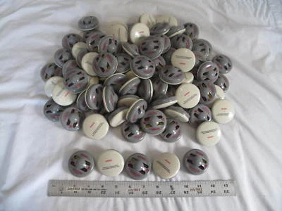 (100) Etiquetas de tinta Alpha redondas de seguridad antirrobo ropa al por menor con pasadores (xx) Foto 1 de 4