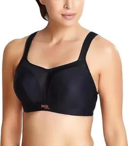 Panache Women's High Impact Underwired Sports Bra, Black, 34G - Picture 1 of 5