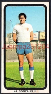 GONZALEZ II #41 REAL ZARAGOZA 1974-75 CROMO RUIZ ROMERO LIGA 74/75 NUNCA PEGADO - Bild 1 von 2