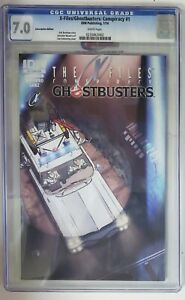 X-Files Conspiracy Ghostbusters #1 CGC 7.0 2014 Subcription Cover 0235863002 11f